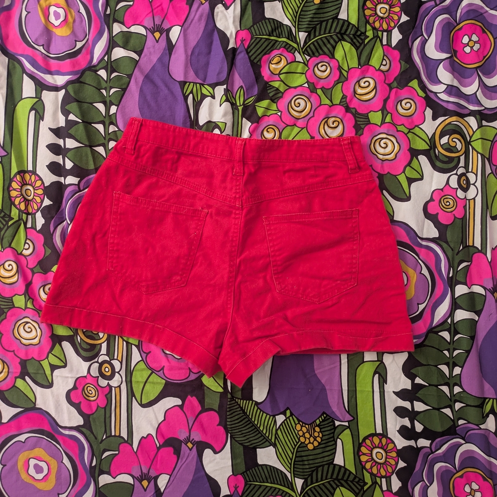 Women's Red Shorts